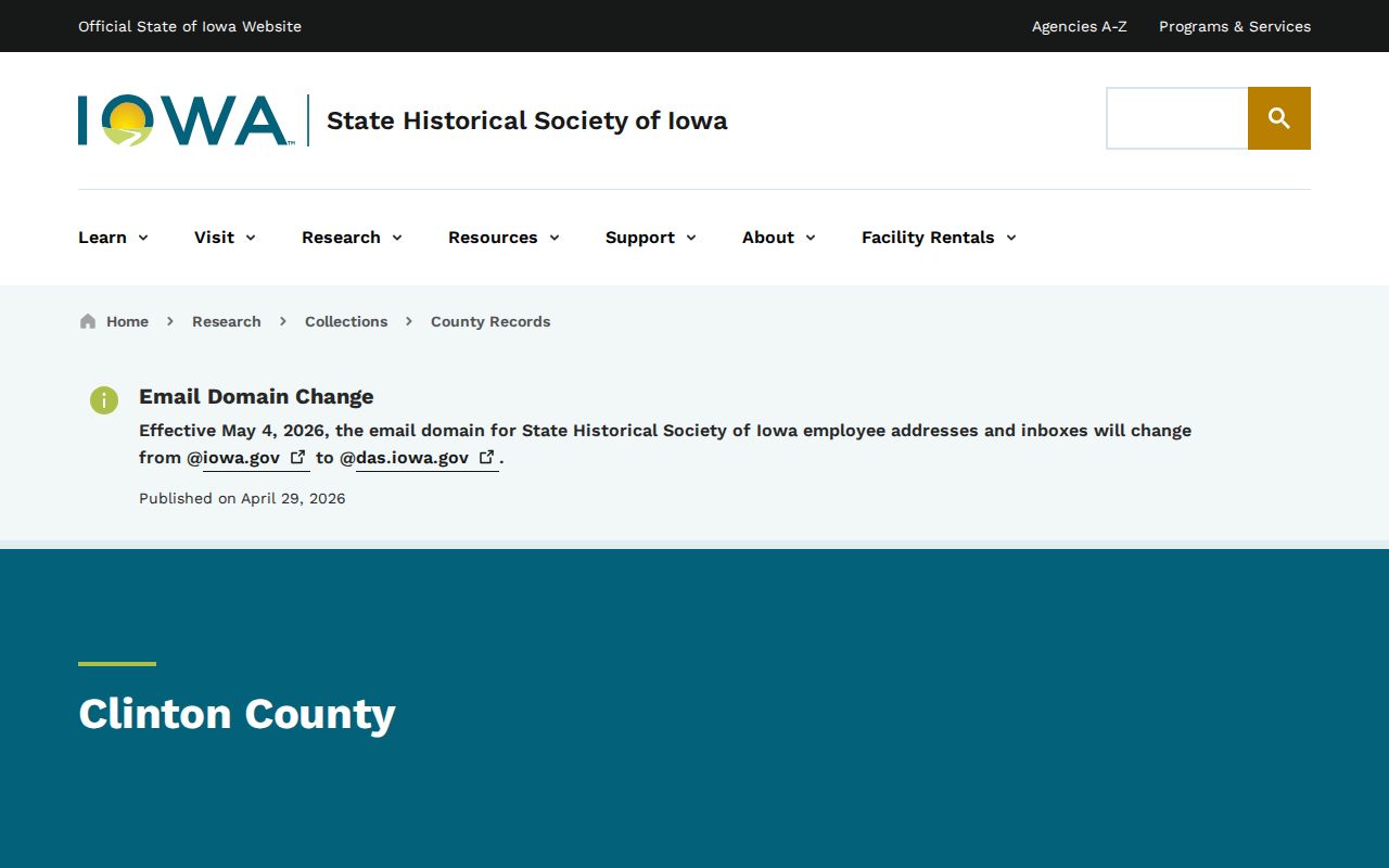 Clinton residents directory State Historical Society holdings